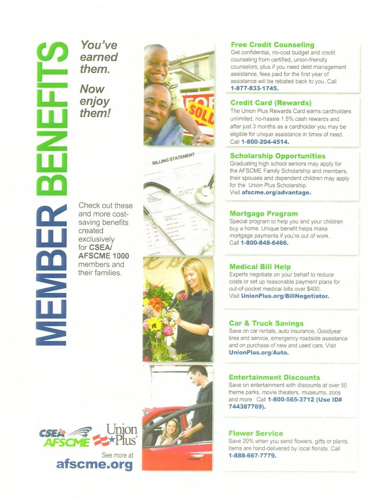 Members Benefits CSEA Local 425 Members Benefits CSEA Local 425